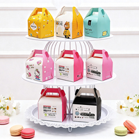 Caja de Cartón para Dulces, Galletas y Pasteles con Asas, Personalizada con Logotipo, de Alta Gama, Hecha con Materiales Reciclados y Forrada con Esponja