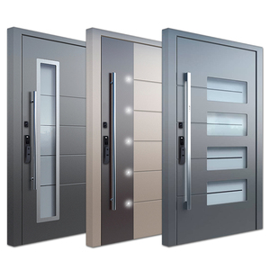 Porta d'Ingresso di Sicurezza in Acciaio Inox a <span class=keywords><strong>Doppia</strong></span> <span class=keywords><strong>Anta</strong></span>, Design Turco Tagliato al Laser, Antieffrazione per Esterni - Product Image 5