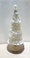 1 pièce, 8,7 pouces, décoration de Noël unique et mignonne en forme de coquillage et de perle, ornement de Noël pour la fête, cadeau