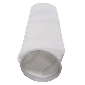 Industrial 1 10 50 100 micron plastic ring polypropylene polyester water liquid filter bag filter socks