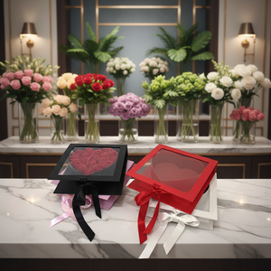 <span class=keywords><strong>Caja</strong></span> de Regalo de Flores en Forma de Corazón, <span class=keywords><strong>Caja</strong></span> de Regalo de Flores, <span class=keywords><strong>Caja</strong></span> de Recuerdo para el Día de San Valentín - Product Image 2
