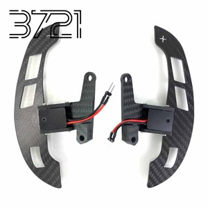 แป้นเปลี่ยนเกียร์คาร์บอนไฟเบอร์แบบแม่เหล็กสำหรับพวงมาลัยรถยนต์ Subaru BRZ Toyota 86 อุปกรณ์ตกแต่งพวงมาลัยรถยนต์ - Product Image 3