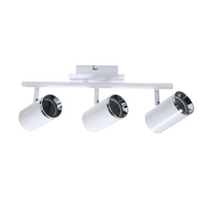 Applique da soffitto GU10 con 3 faretti orientabili, design moderno ed efficiente, ideale per illuminare spazi residenziali e - Product Image 1