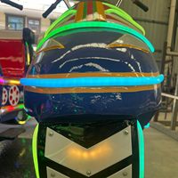 Manège rotatif pour enfants du parc d'attractions, simulateur d'avion à 20 places à commande autonome.