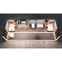 Offre Spéciale Luxe Villa Modulaire Préfabriquée 20ft 40ft pour Chambre d'Hôtes, type Cabane Apple, Boutique Mobile