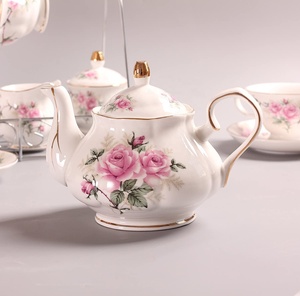 European High Grade <b>Bone</b> <b>China</b> Coffee & <b>Tea</b> Cup Kit with Saucer-6-Piece Western Style Dinnerware <b>Sets</b> - Product Image 5