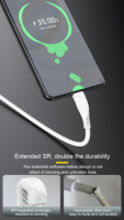 Câble de charge et de données USB-C vers USB-C 100W en silicone liquide, câble de charge rapide avec puce Emarker intégrée pour ordinateur portable