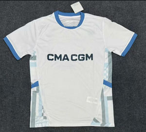 Futbol forması 2025 Fan erkekler çocuk futbolu gömlek kiti örgü Maillot De ayak marsilya futbol forması - Product Image 2