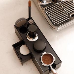 ที่เก็บอุปกรณ์ชงกาแฟแบบลิ้นชักพลาสติกสีดำ ยี่ห้อ Tree Fish Coffee Tamper Storage Rack สำหรับอุปกรณ์เอสเพรสโซ - Product Image 4
