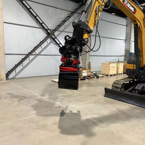 CE ha certificato il rotatore di inclinazione dell'accoppiatore rapido rotatore per l'accessorio da polso dell'escavatore cingolato compatto da 5-7 tonnellate - Product Image 5