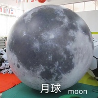 Globe gonflable du système solaire Saturne, neuf planètes, ballon planète Terre avec LED