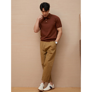 เสื้อโปโลแขนสั้นผู้ชายสไตล์ธุรกิจเข้ารูปสำหรับฤดูร้อน - Product Image 4