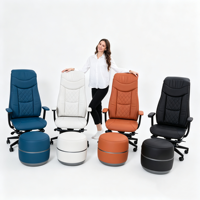 Chaise de bureau ergonomique de luxe, multicolores, personnalisable, avec support lombaire réglable