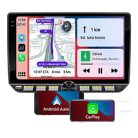 Radio Universal Android 2 Din para Auto con Pantalla Táctil de 10 Pulgadas, Carplay Inalámbrico y Android Auto