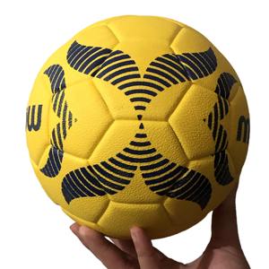 Black Yellow Color Good Selling Sports Equipment PU Leather Size 5 <b>Handballs</b> Wholesale Rate Durable Soft Touch <b>Handballs</b> - Product Image 5