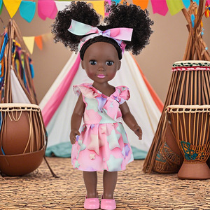 Muñeca de Moda 2026, Linda Muñeca Negra de Juguete para el Hogar, Muñeca Africana de 14 Pulgadas, Regalo Creativo, Venta al por Mayor - Product Image 2