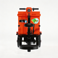 Chariot à cendres électrique assis-debout en promotion usine, idéal pour les chantiers de construction, le transport de béton et les petites exploitations agricoles