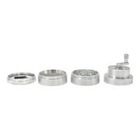 Nouveau moulin à herbes sèches classique YA YA8152 à 4 couches en alliage d'aluminium de 63 mm, à manivelle, pour accessoires, vente chaude
