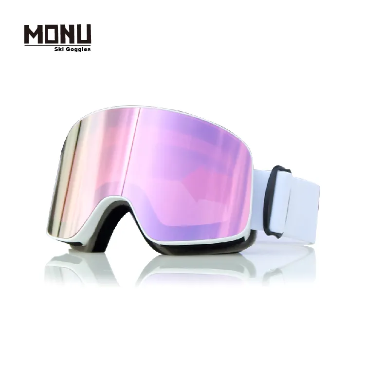 Best Selling Custom Magnetic Anti-fog Oem Odm Snow Ski Goggles Uv400 Protection Snowboard Skiing Glasses