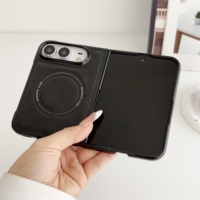 Nouvelle arrivée, étui de protection pour 18 Ultra Fold, antichoc, ultra-fin, anti-traces de doigts, PC + cuir, coque de téléphone portable