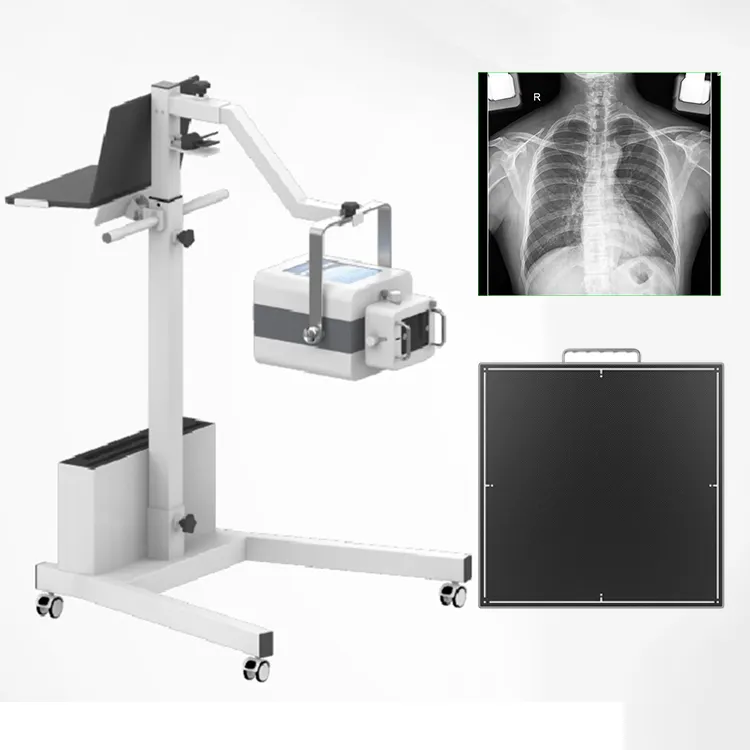 Voll digitales drahtloses Röntgen-DR-Flachbilddetektor-Röntgengerät