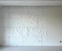 Paneles de Piedra Artificial de Poliuretano, Revestimiento de Pared de Piedra Sintética, Panel de Piedra Falsa para Interiores y Exteriores, Muestra Gratuita