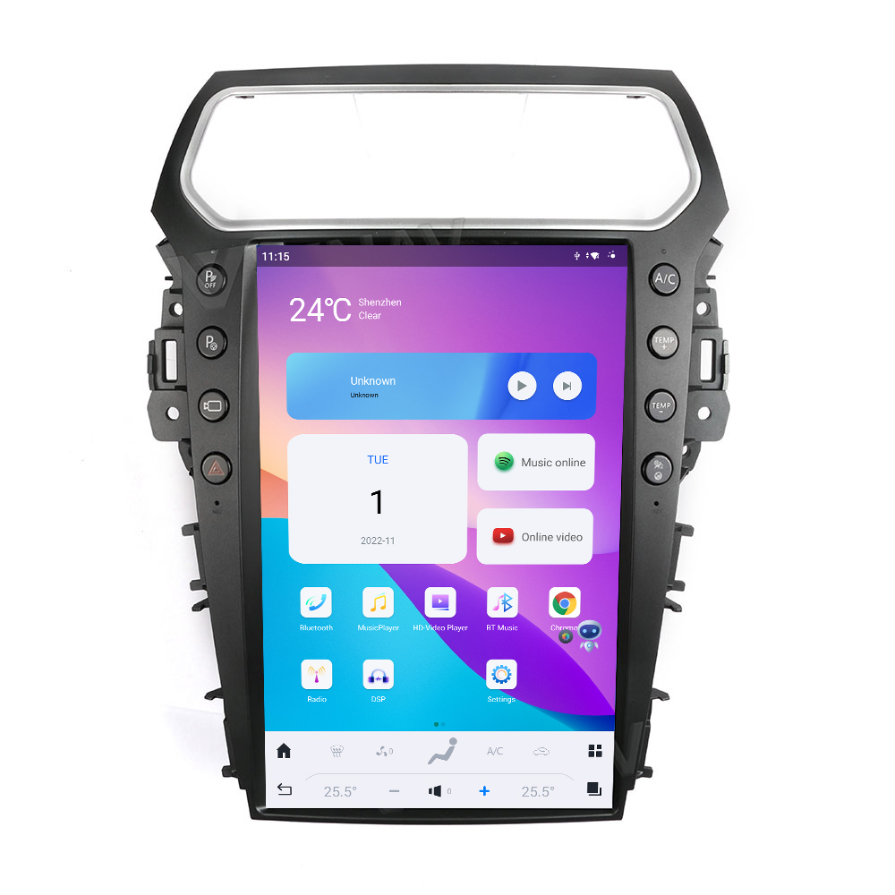 14.4inch Carplay GPS Navigation for Ford Explorer 2011-2019