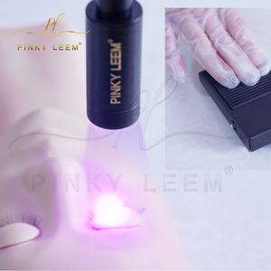 Colle pour extensions de cils UV avec lampe à cils LED UV noire et blanche avec logo personnalisé Pinky leem, tête remplaçable - Product Image 6