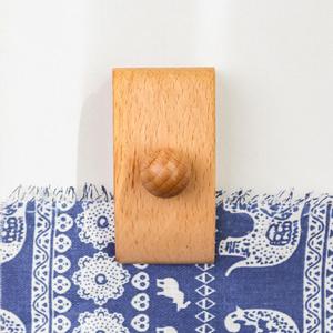 Tapestry Quilt Hanger With Wood Closet Tidying Includes Selfadhesive Pads and Mounting Screws for Wardrobe Organization - Product Image 3