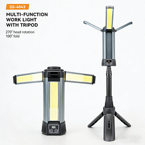 מנורת עבודה LED בעוצמה גבוהה XHP50 עמידה למים נטענת ב-USB, מנורת קמפינג וסדנה רב תכליתית, מנורת עבודה COB ניתנת להרחבה - Product Image 1