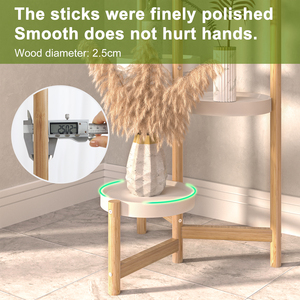 5 Tiers <strong>Corner</strong> <strong>Plants</strong> Display Rack Stand Garden Flower Holder - Product Image 6