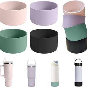 Funda Protectora de Silicona para Botella de Agua, Antideslizante, Aislante, Accesorios para Botellas - Product Image 1