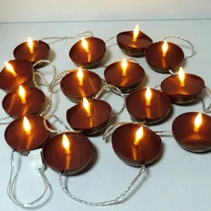 Su misura vacanza decorativo diwali diya disegno luce della stringa