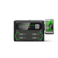 Station de recharge partagée créative à 4 emplacements empilables avec batterie Li-polymère, recharge rapide 36W, machine de location et de vente automatique