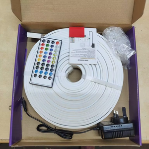 RGB Neon Flex LED Strip IP65 Waterproof PVC 6mm 5m Roll Remote Control Dimmable Cuttable for Garden Landscape Outdoor <b>Lighting</b> - Product Image 5