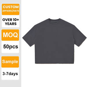 Camiseta Premium Personalizable con Logotipo, Lisa, Gruesa, con Hombros Caídos, 100% Algodón, Impresión al por Mayor, Bordado para Hombre - Product Image 1