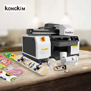 A3 A4 size all materials printing machine auto CD case mug glass metal uv dtf inkjet printer price for phone case