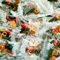 Individuele verpakking fruitthee, draagbare enkelvoudige portie fruitthee zakje, heerlijke Chinese gedroogde fruitthee