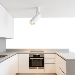 Modern Minimalist White Incandescent Cylindrical Shade Adjustable Height Switch Control Plastic Body Small Size IP66 Rated - Product Image 4