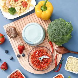 Picadora de ajo premium, manual, de calidad alimentaria, herramienta para hierbas y especias, picadora, trituradora y peladora para cocina doméstica. - Product Image 4