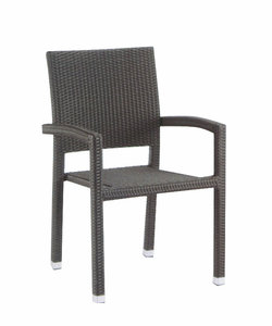 Sillas de mimbre tejidas de plástico para exteriores, sillas de comedor de jardín, sillas de plástico - Product Image 2
