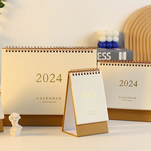 Proveedor de impresión Calendario personalizado barato Promocional Varios duraderos Usando Fabricación de fábrica Varios escritorio Flip 2025 - Product Image 2