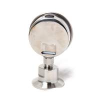 Glycerin Filled Cylinder Industrial Pressure Gauge Stainless Steel 304 Clamp Diaphragm Measuring Instruments 0-4bar High Quality