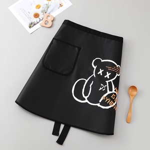 Delantal <span class=keywords><strong>de</strong></span> Cocina 100% Algodón con Diseño <span class=keywords><strong>de</strong></span> Tallado en Madera, Delantal Negro para Chef Profesional, Delantales <span class=keywords><strong>de</strong></span> Cocina Duraderos para Mamá e Hija, Delantales a Juego para Hornear - Product Image 1
