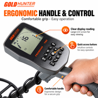 Detektor Logam Multi-Frekuensi Gold Hunter T90 Detektor Emas Jarak Jauh Bawah Tanah Tahan Air IP68 Detektor Emas Pencarian Dalam