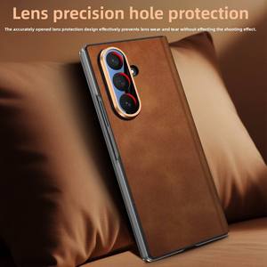 เคสแบบพับบางเฉียบสุดหรูสำหรับ Samsung ZFold7 ป้องกันเต็มจอ รองรับหน้าจอพับได้ ใช้ได้กับเคส Galaxy ZFold7 - Product Image 3