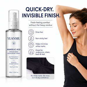 <span class=keywords><strong>Deodorante</strong></span> Spray <span class=keywords><strong>per</strong></span> Tutto il Corpo con Acido Mandelico e Ricinoleato di Zinco, Controllo Odori <span class=keywords><strong>per</strong></span> 72 Ore, <span class=keywords><strong>per</strong></span> Ascelle e Zone Intime, Senza Alluminio - Product Image 4