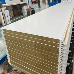 แผ่นหลังคาเห<span class=keywords><strong>ล</strong></span>็ก<span class=keywords><strong>ล</strong></span>ูกฟูกเคลือบสังกะสีฉนวนกันความร้อนใยหิน <span class=keywords><strong>PU</strong></span> แผ่นผนังแซนวิชสำหรับคลังสินค้า - Product Image 2