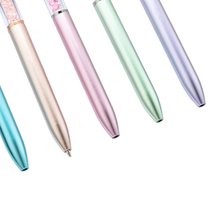 Stylos à bille personnalisés à encre noire et à dessus en cristal en vrac en plastique à motifs diamantés pour le bureau, l'école, la maison et les cadeaux comprennent des stylos promotionnels - Product Image 5