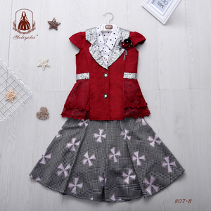 2020 Vendita Calda estate Casual Senza Maniche Dot Led Capretti Del Vestito Dei Vestiti Delle Ragazze Dei Vestiti del Vestito Set - Product Image 6